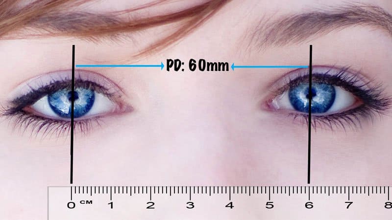 pupillary distance ruler