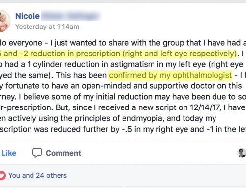 Nicole: Ophthalmologist Confirms -3.5 D Myopia Reduction