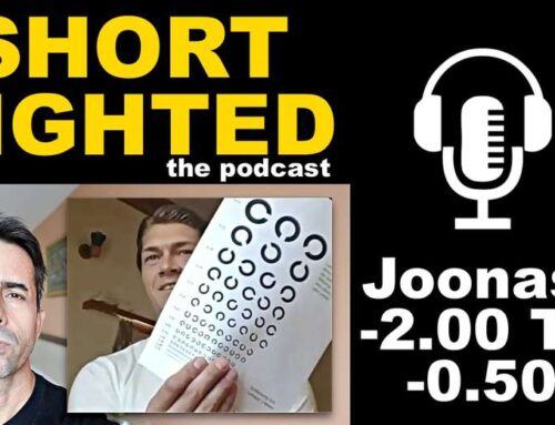 Joonas Reduces His Myopia: -2.00 To -0.50 D | Shortsighted Podcast