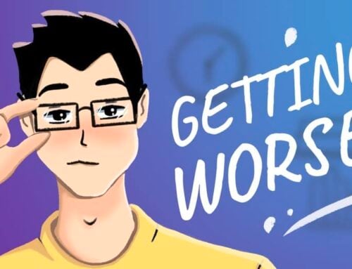 How Glasses Make Your Eyesight Worse:  1 Minute Animation