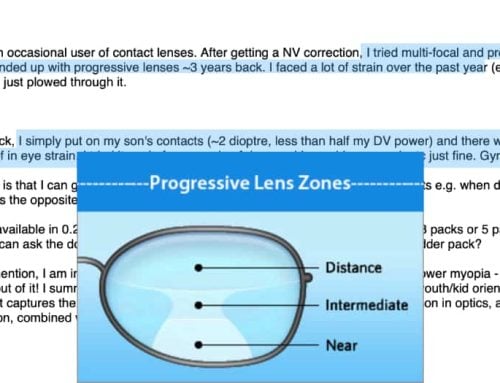Progressive Lens Glasses:  Why You Don’t Want Them
