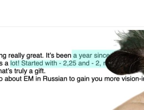 Natasha: -2.25 To -1.50 D (Vision Improvement update)